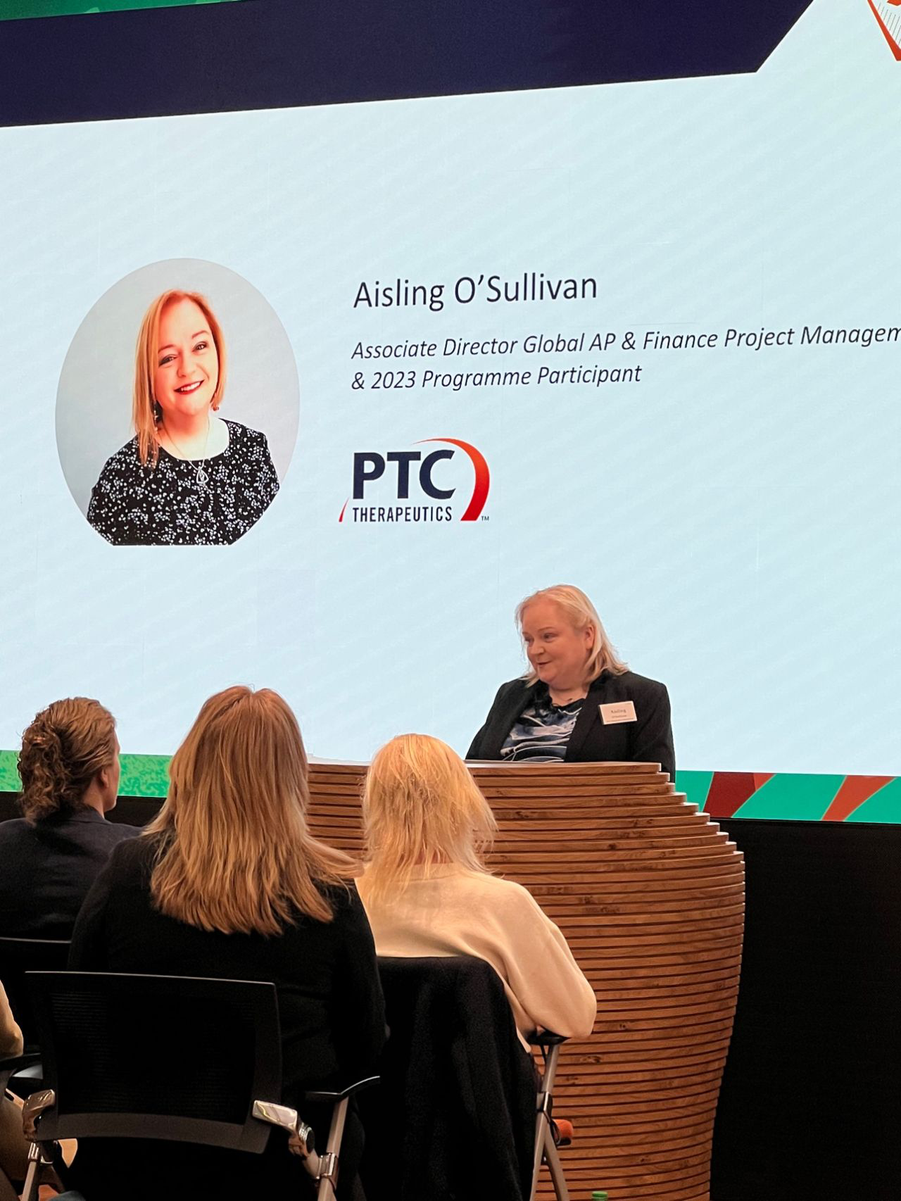 PTC employee graduating from AMCHAM Ireland program